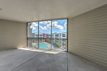 Screened in patio